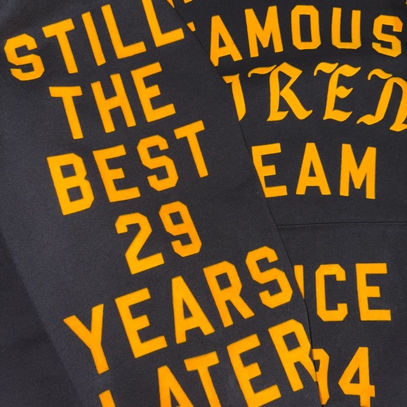 2023
Supreme Team Flocked Hooded Sweatshirt 'Black' - Picture 4 of 10